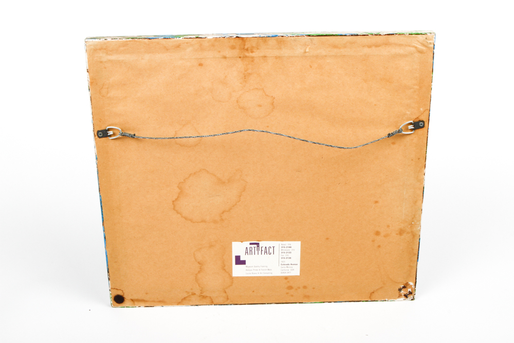 Framed Colored Print EBTH